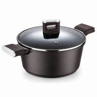 Cratita Aluminiu Bergner Mocha cu capac. Capacitate 4,2L